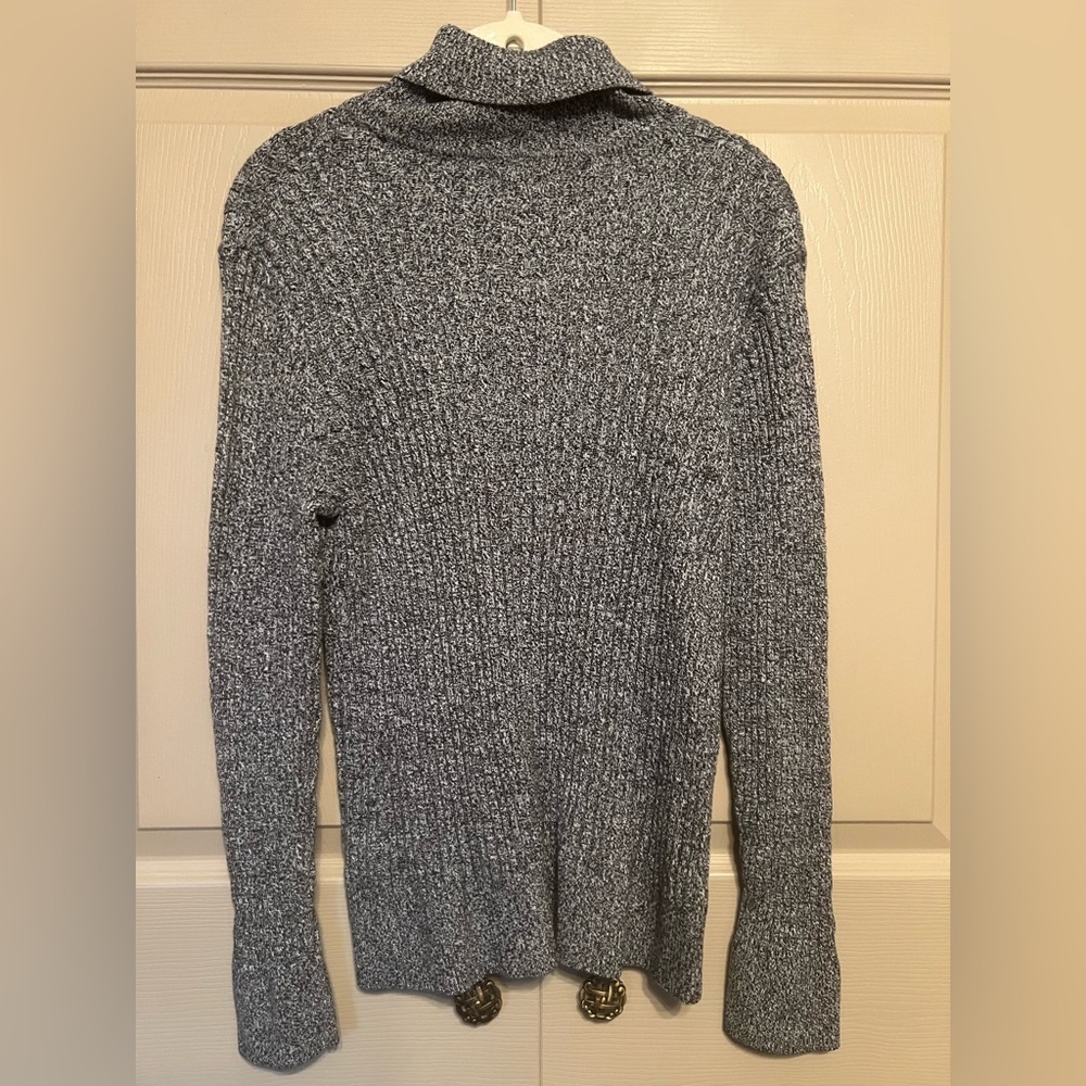 Croft & Barrow Heather Gray Turtleneck Sweater - Picture 2 of 8